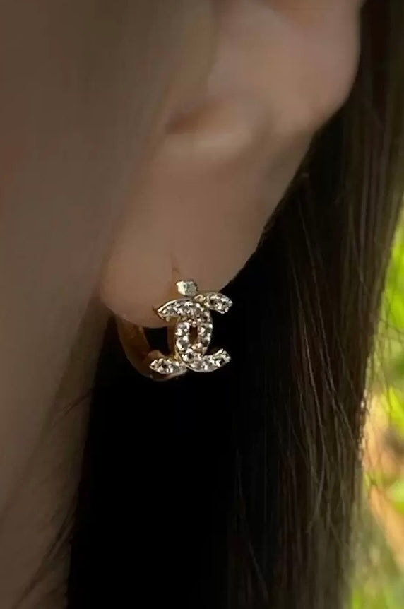 Brinco argola chanel