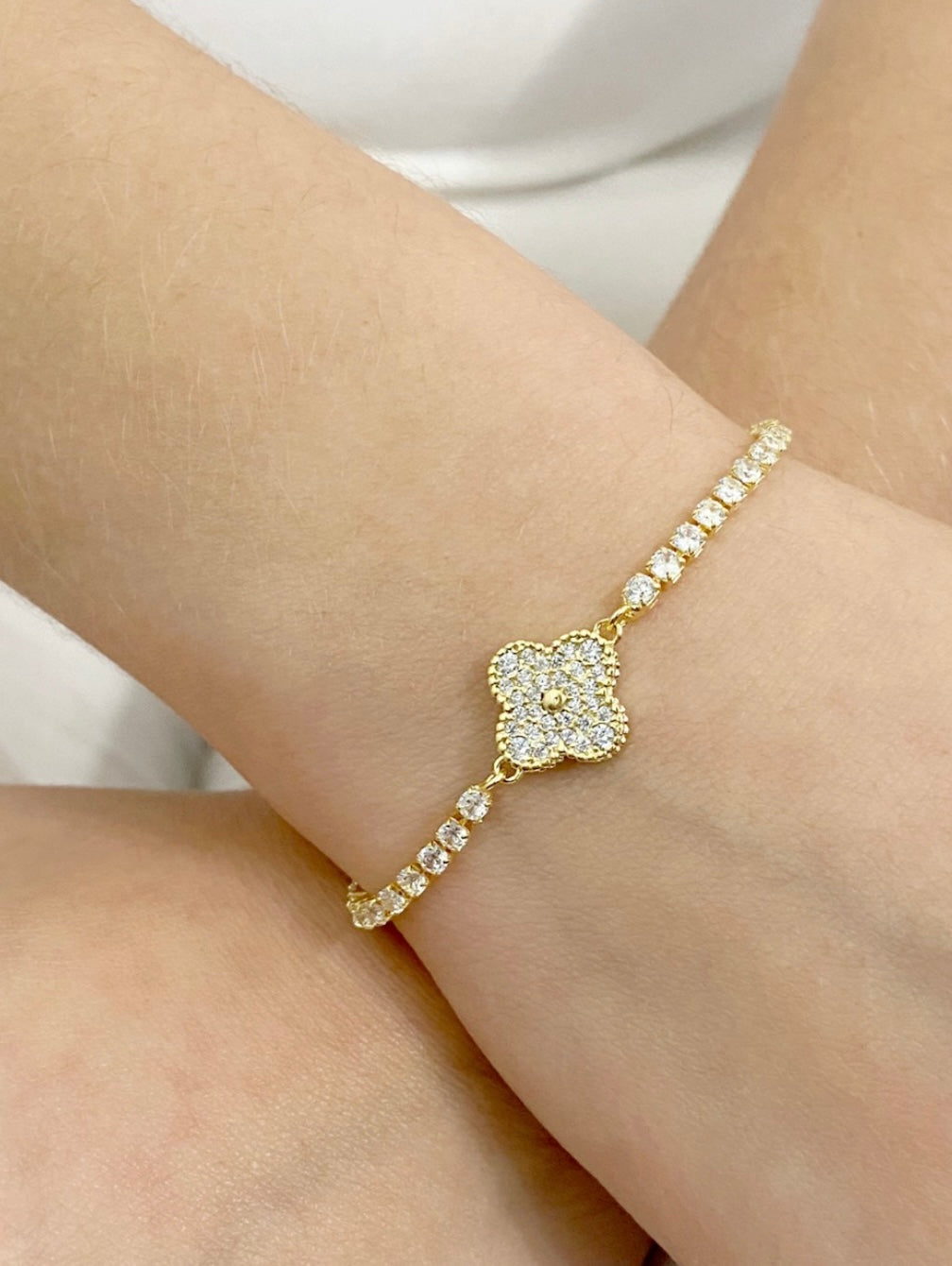 Pulseira riviera trevo