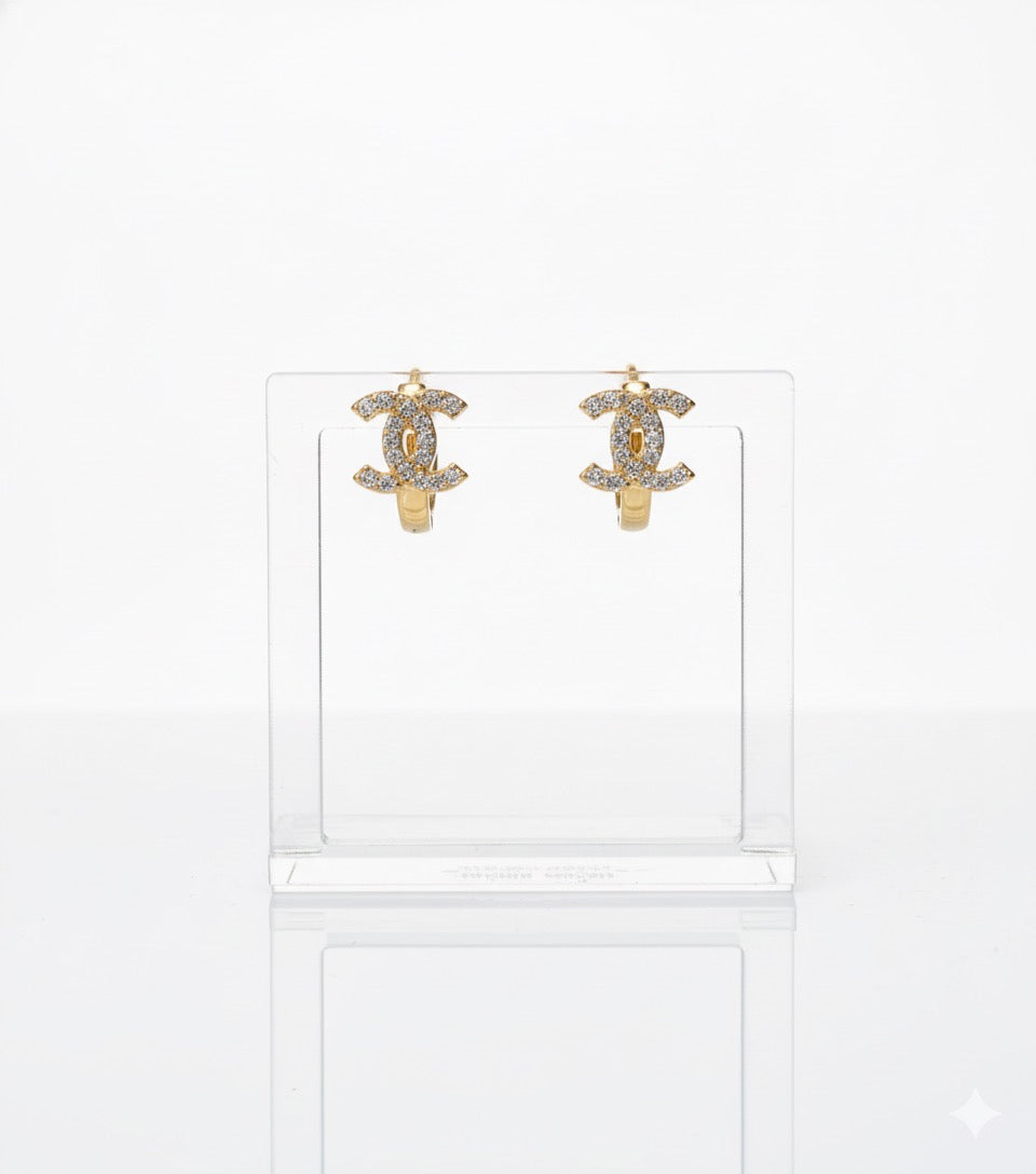 Brinco argola chanel