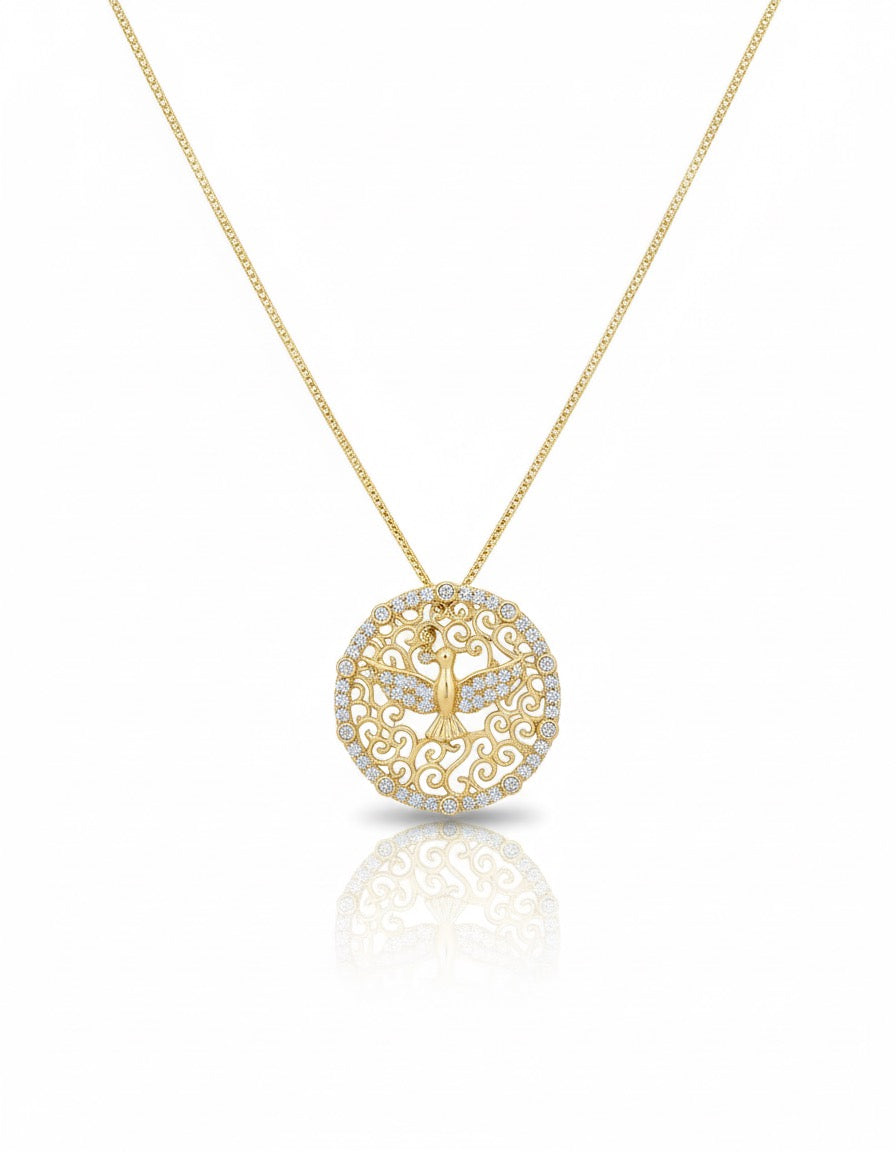 Colar mandala espirito santo